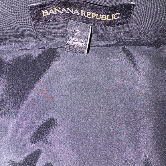 Banana Republic Black Pencil Skirt with Slit - Picture 3 of 5
